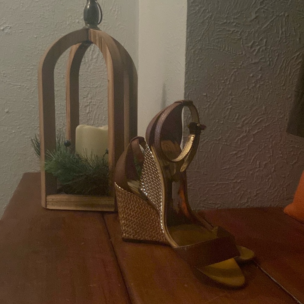 Beautiful Coach wedge heels